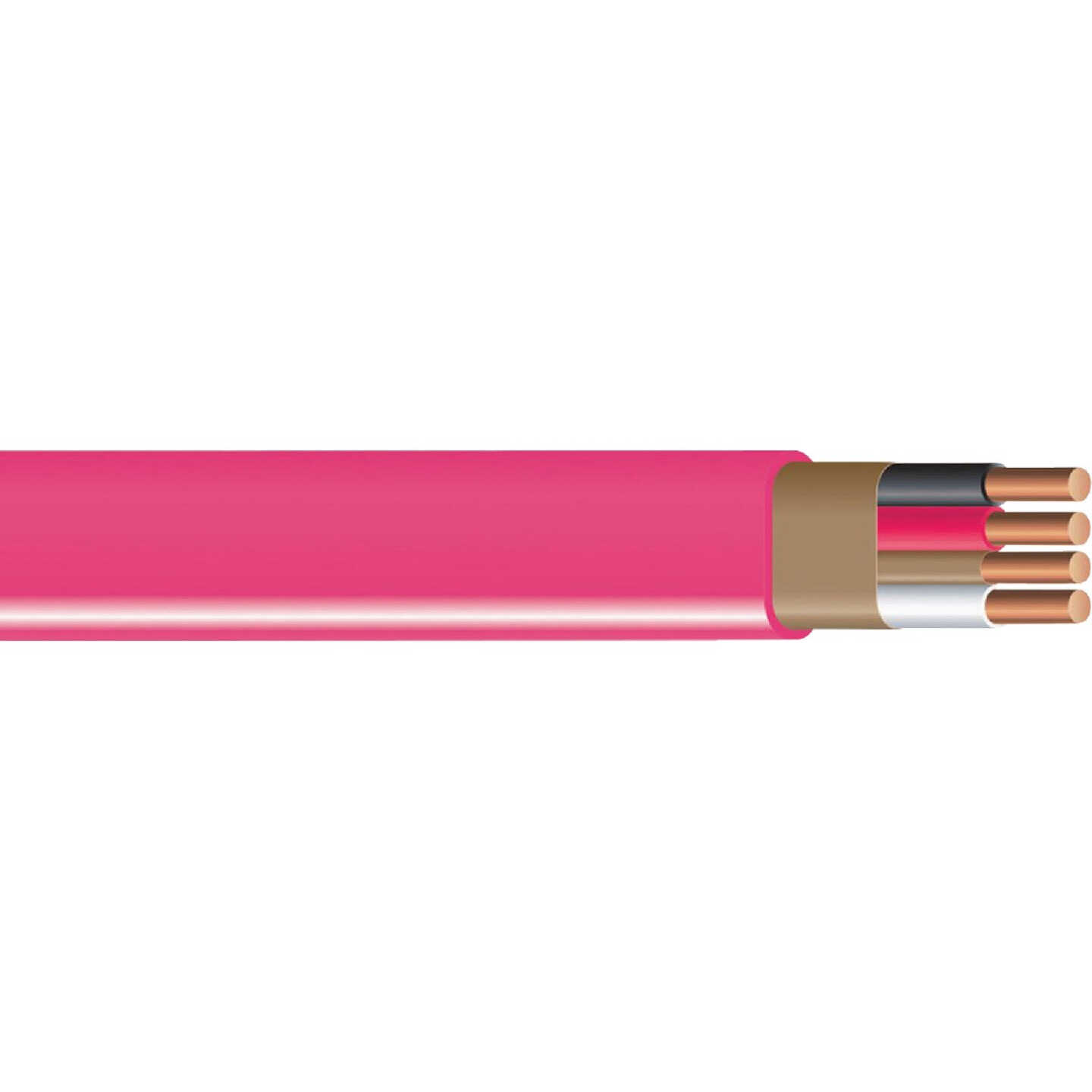 Romex 1000 Ft. 10/3 Solid Pink NMW/G Electrical Wire Image 1