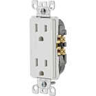 Leviton Decora 15A White Tamper Resistant 5-15R Duplex Outlet (10-Pack) Image 3