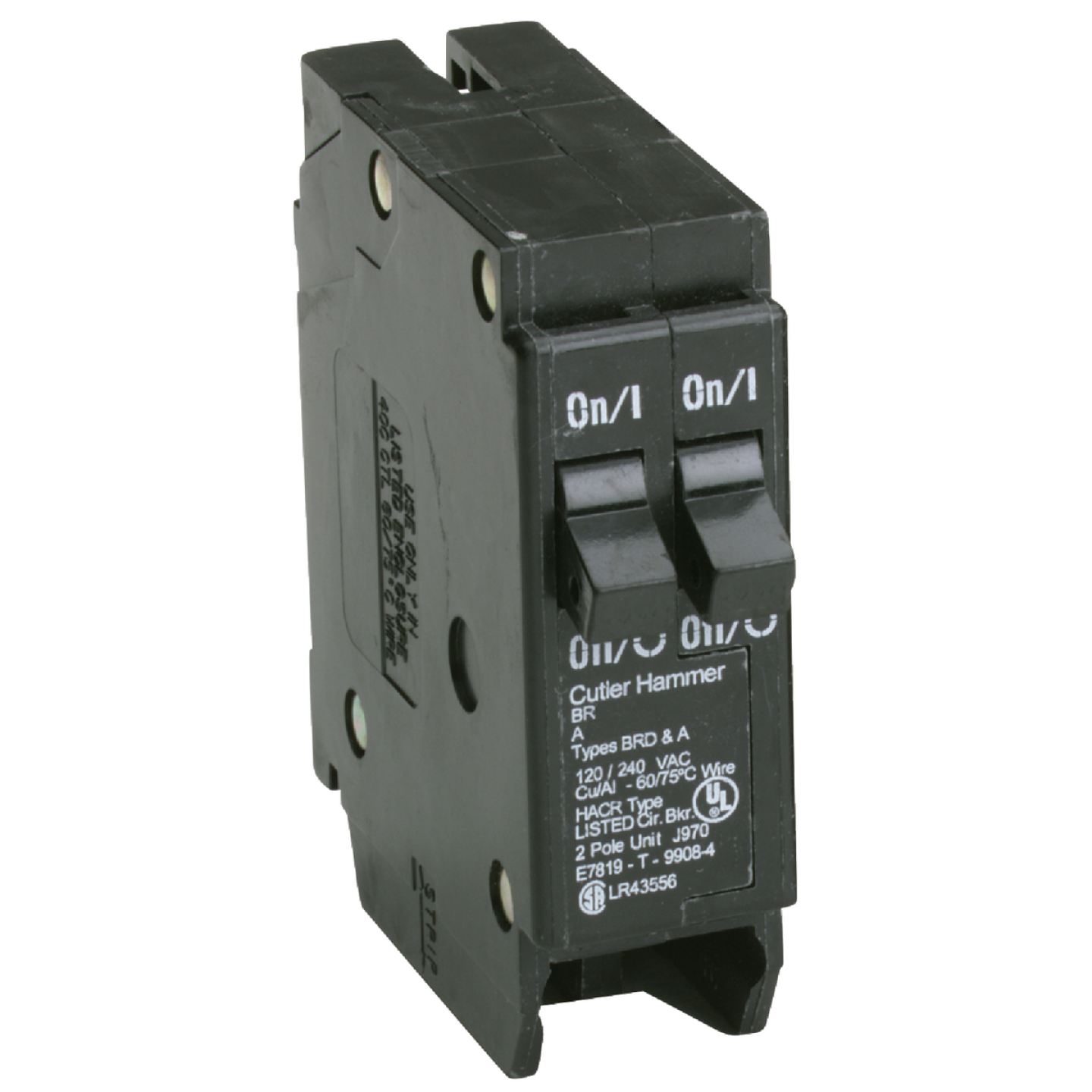 Eaton BR 30A/30A Double-Pole Standard Trip Duplex Circuit Breaker Image 1