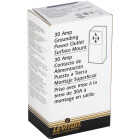 Leviton 30A Surface Mount Black 14-30R 4-Wire Dryer Power Outlet Image 3