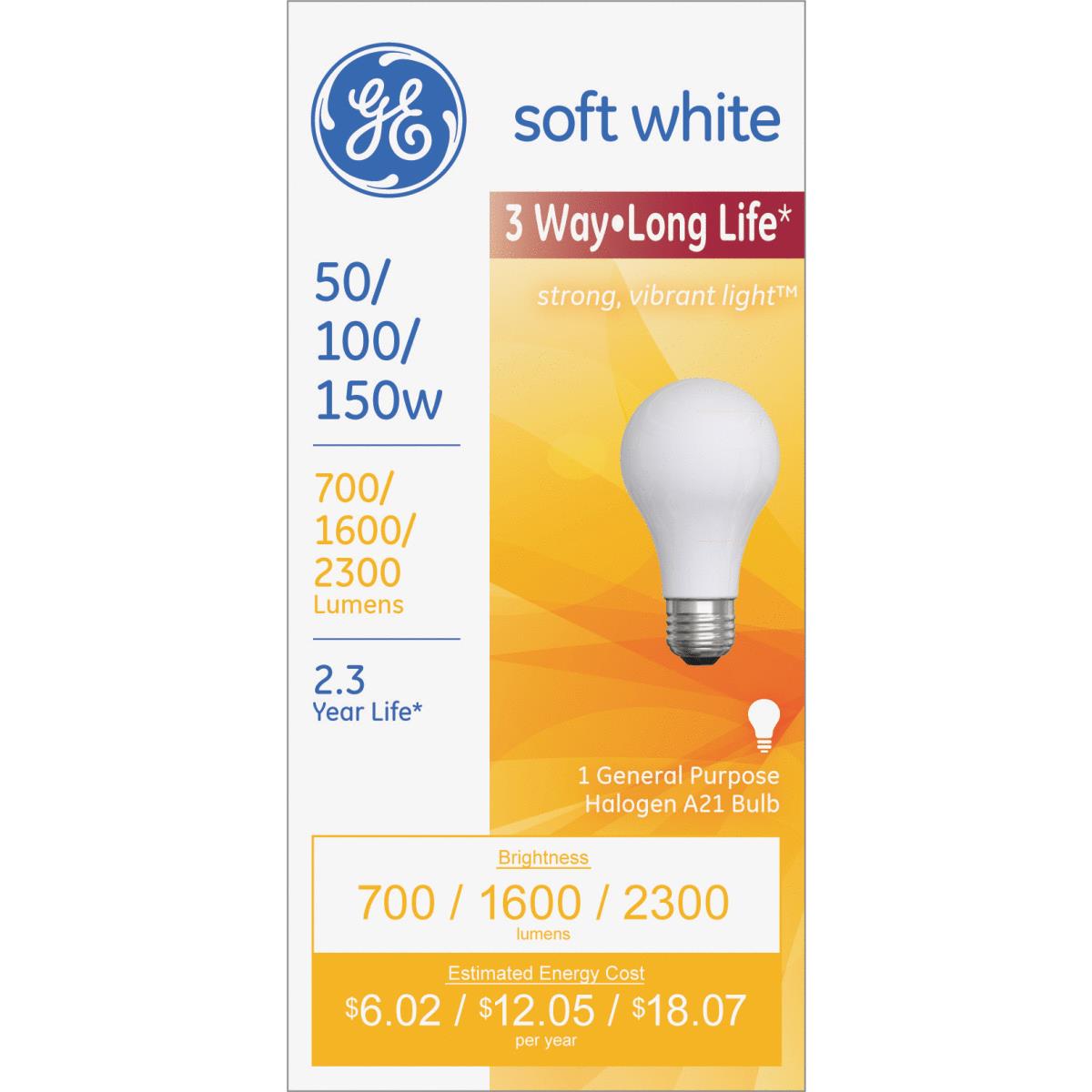 50/150 3WAY HALOGEN BULB