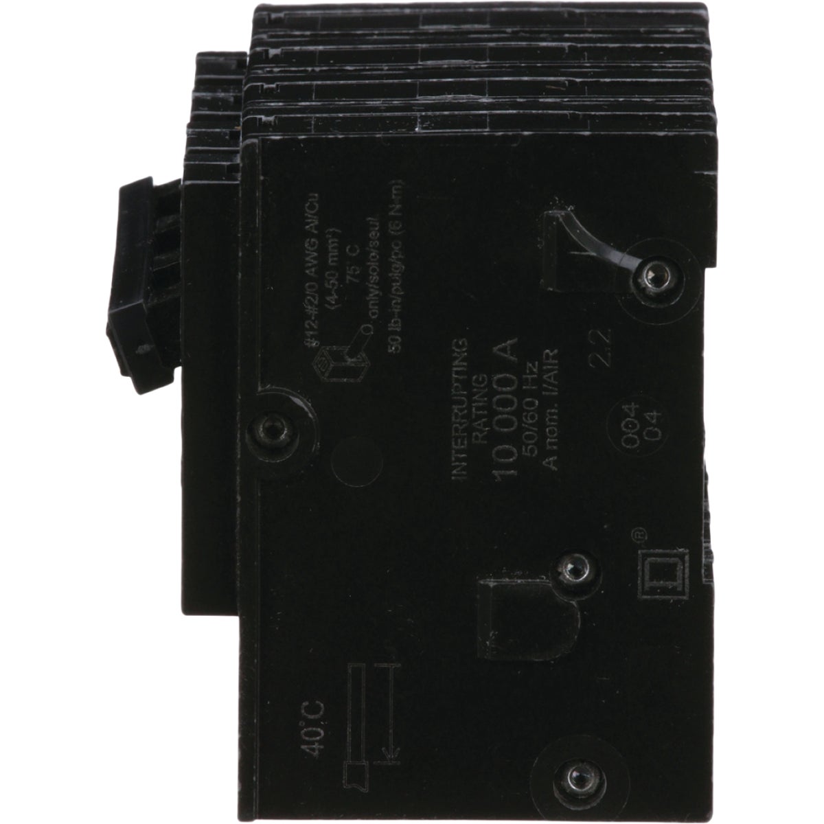 Square D Homeline 200A Double-Pole Standard Trip Main Breaker Image 5
