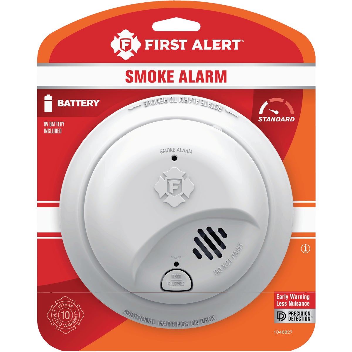 First Alert SMI100 Battery Powered Ionization Smoke Alarm