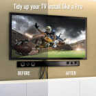 Legrand On-Q In-Wall TV Power & Cable Management Kit, White Image 2