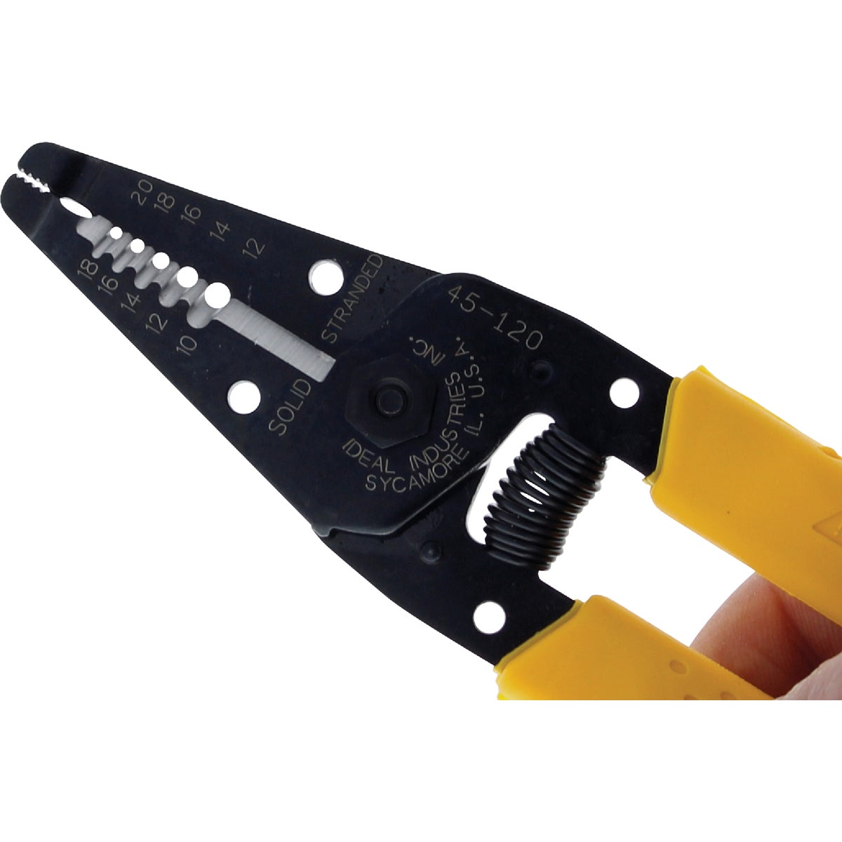 Ideal 10 AWG to 18 AWG Solid Wire T-Stripper Image 4