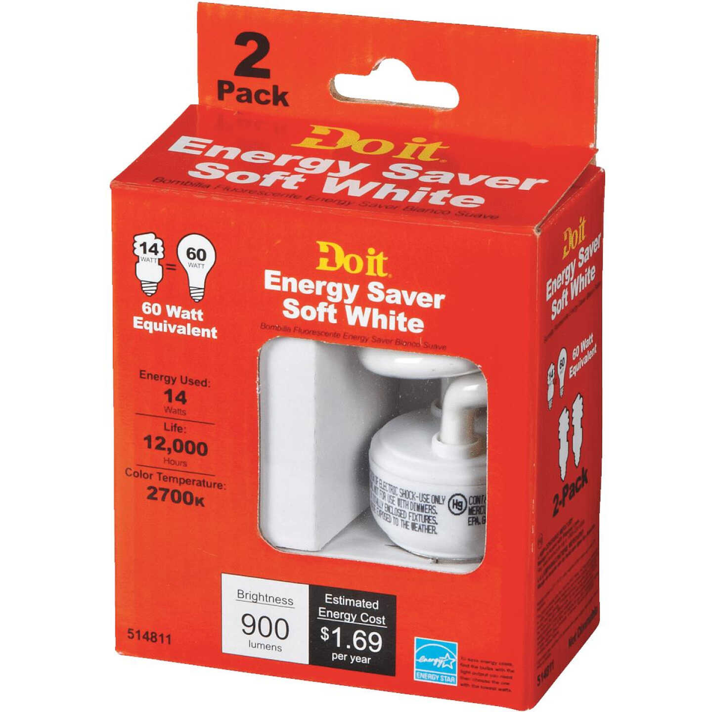 2PK 14W MINI TWIST BULB Image 4