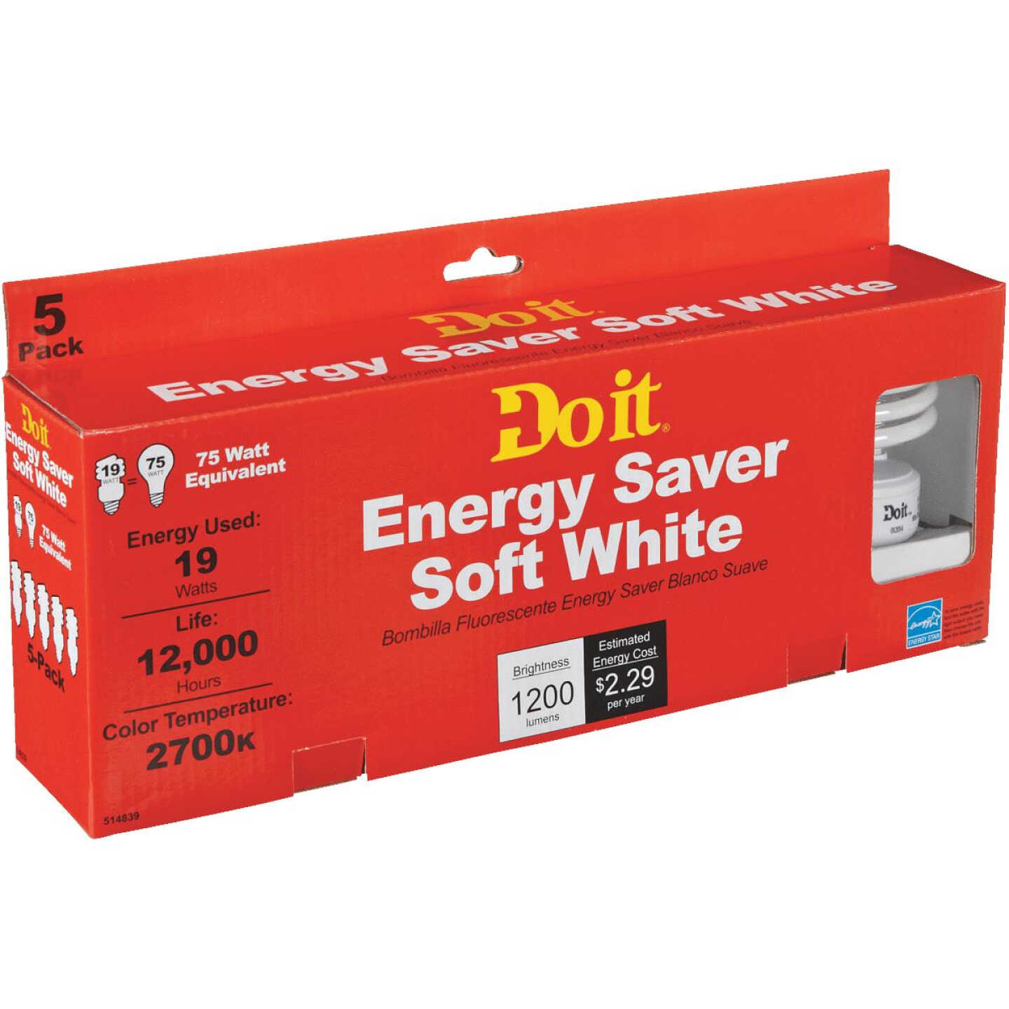 5PK 19W TWIST BULB Image 4