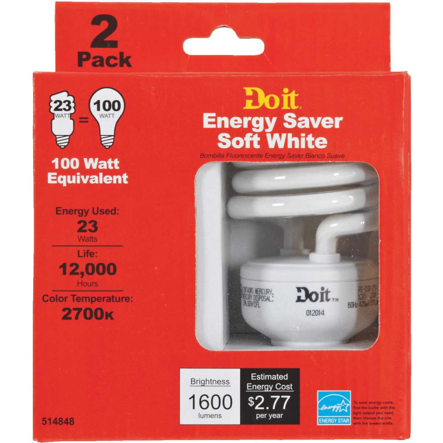 2PK 23W MINI TWIST BULB Image 2