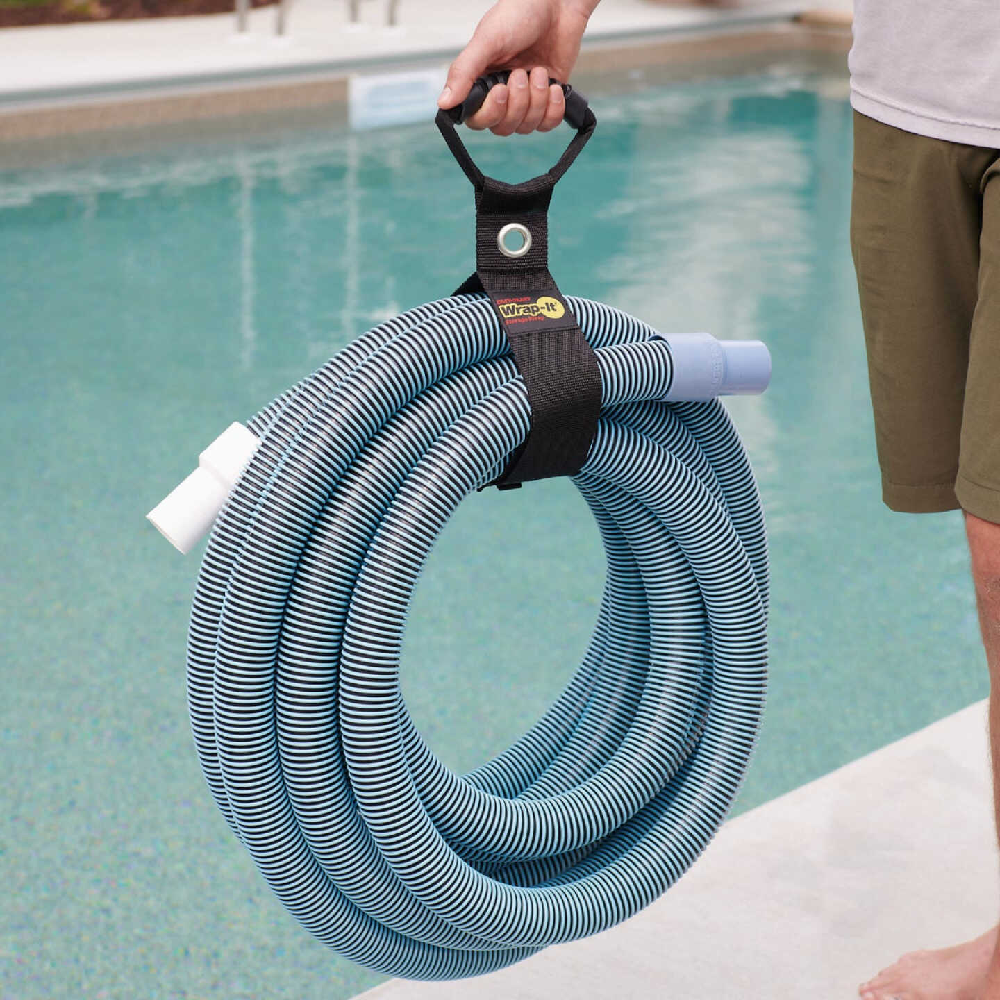 Wrap-It Storage Easy-Carry 28 In. Hook & Loop Carrying Strap with Handle Image 5