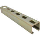 Superstrut 6 ft. 12 Ga. Gold Galvanized Electroplated Zinc Strut Channel Image 1