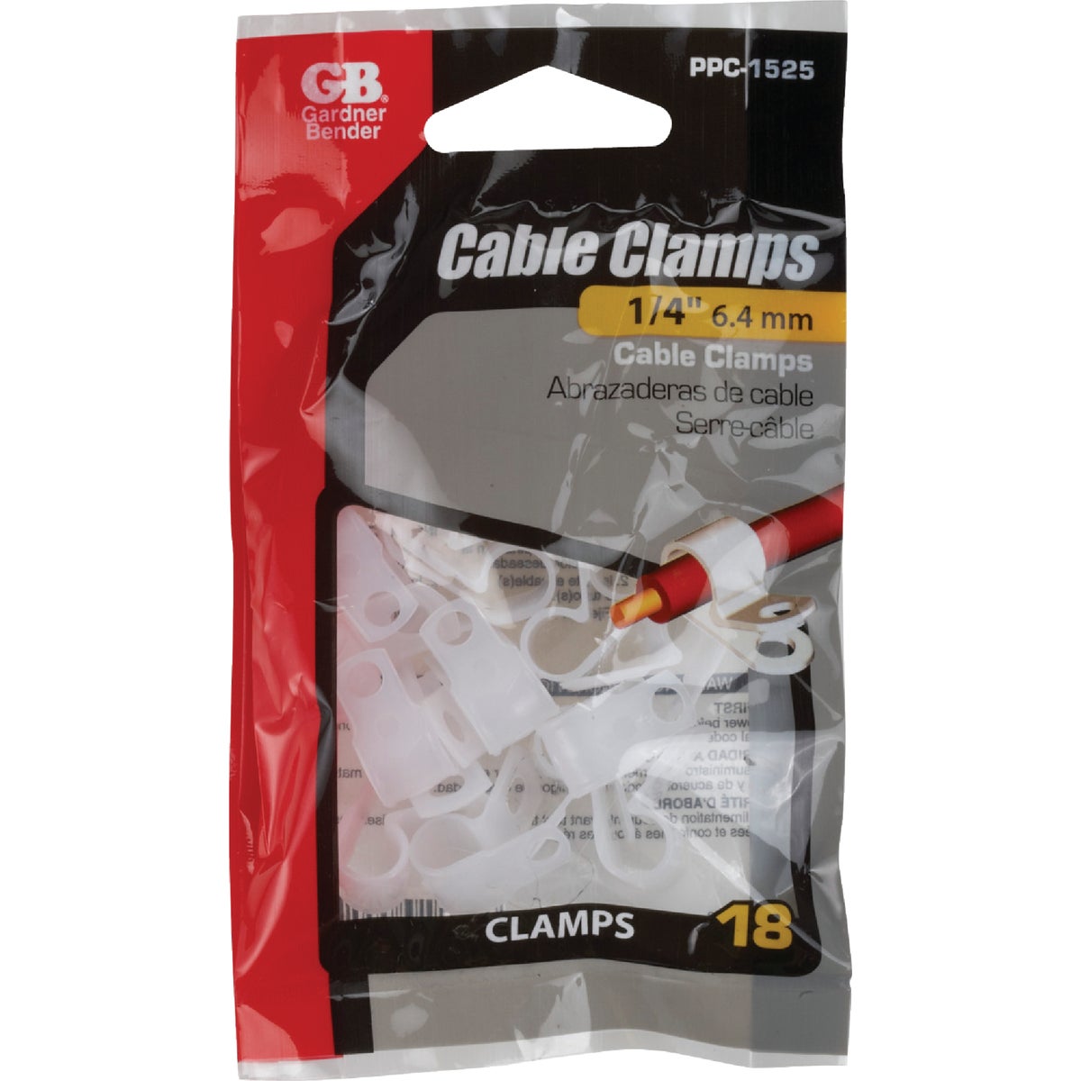 Do it 1/4 In. Plastic -60 to 340 Deg F Cable Clamp (18-Pack) Image 2