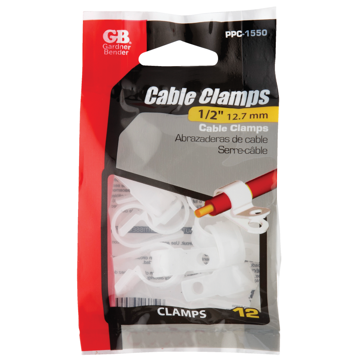 Do it 1/2 In. Plastic -60 to 340 Deg F Cable Clamp (12-Pack) Image 2
