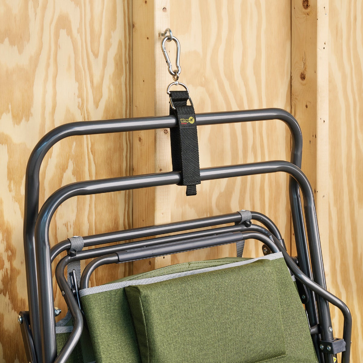 Wrap-It Storage Hook 'n Hang 18 In. x 1.5 In. Hanging Cinch Strap with Carabiner Image 3