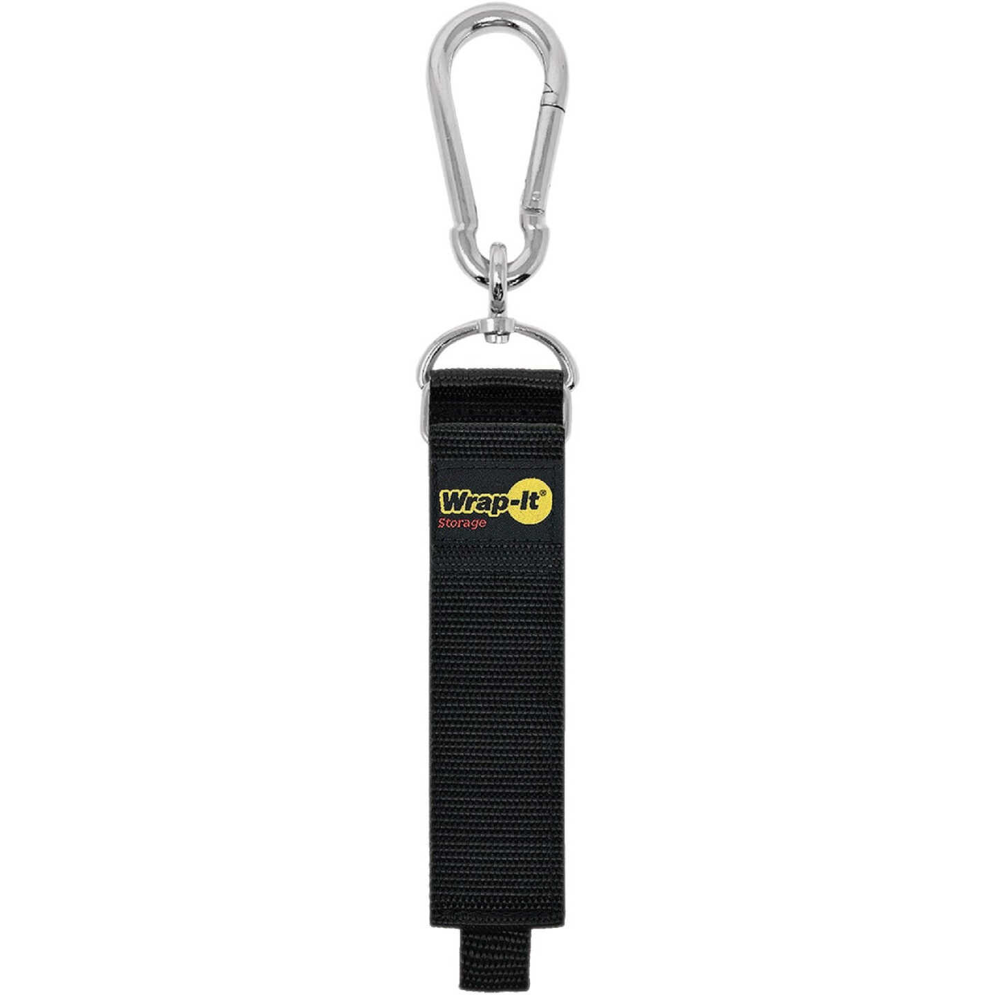 Wrap-It Storage Hook 'n Hang 18 In. x 1.5 In. Hanging Cinch Strap with Carabiner Image 1