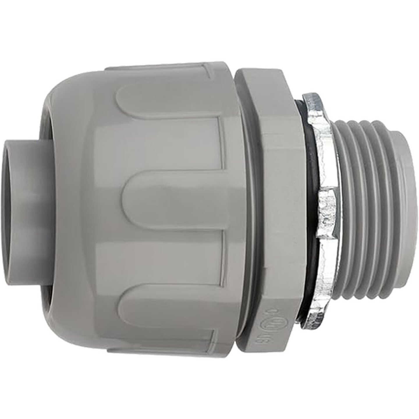 Halex 1 In. Liquid Tight PVC Quick Set Connector Image 1