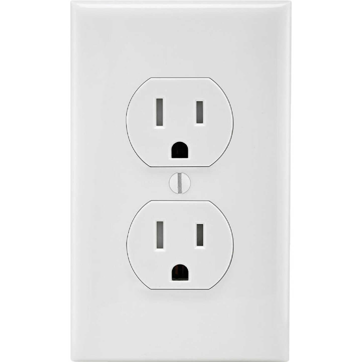 Leviton 15A White Tamper Resistant 5-15R Duplex Outlet (10-Pack) Image 3