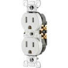 Leviton 15A White Tamper Resistant 5-15R Duplex Outlet (10-Pack) Image 2