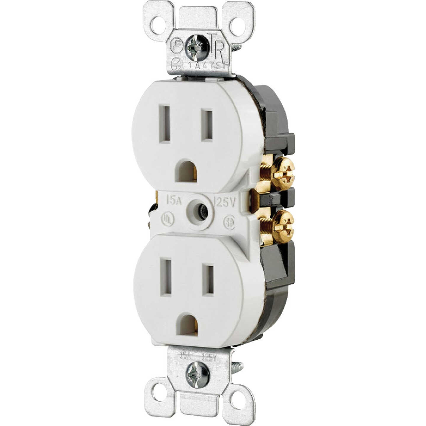 Leviton 15A White Tamper Resistant 5-15R Duplex Outlet (10-Pack) Image 2