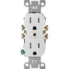 Leviton 15A White Tamper Resistant 5-15R Duplex Outlet (10-Pack) Image 4