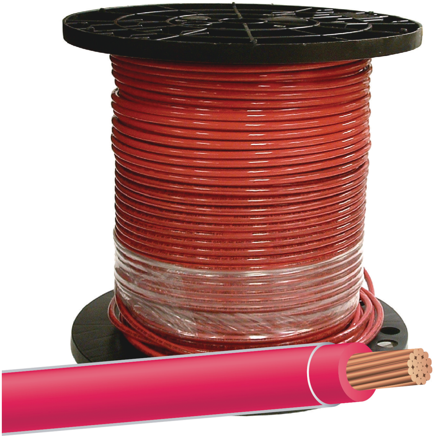 Southwire 500 Ft. 12 AWG Stranded Red THHN Electrical Wire Image 1