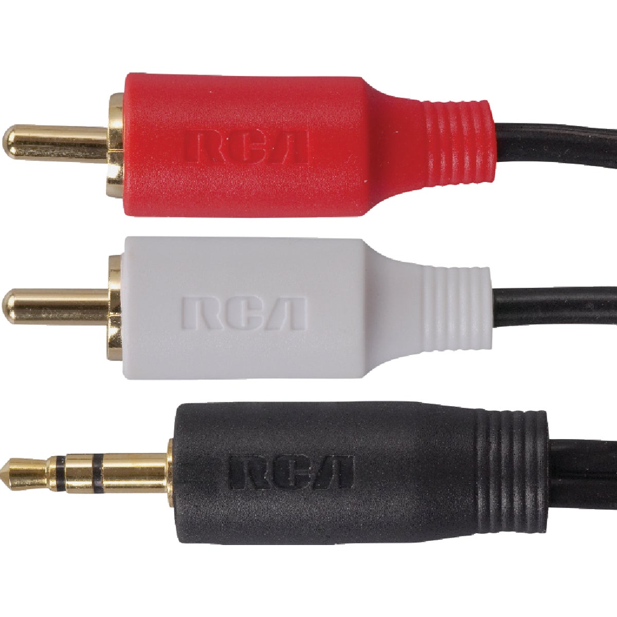 RCA 3 Ft. Single 3.5 mm Male RCA Y-Adapter Image 2