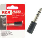RCA 1/4 In. Plug to 3.5mm Jack Adapter Audio Adapter Image 1