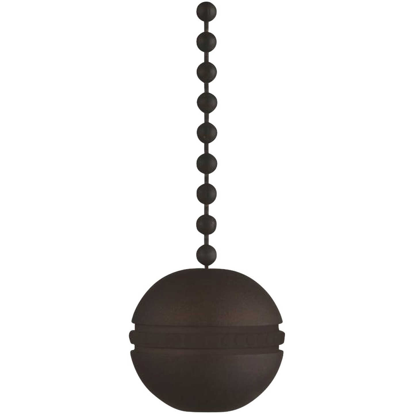 Westinghouse 12 In. Oil Rubbed Bronze Pull Chain with Decorative Ball Image 1