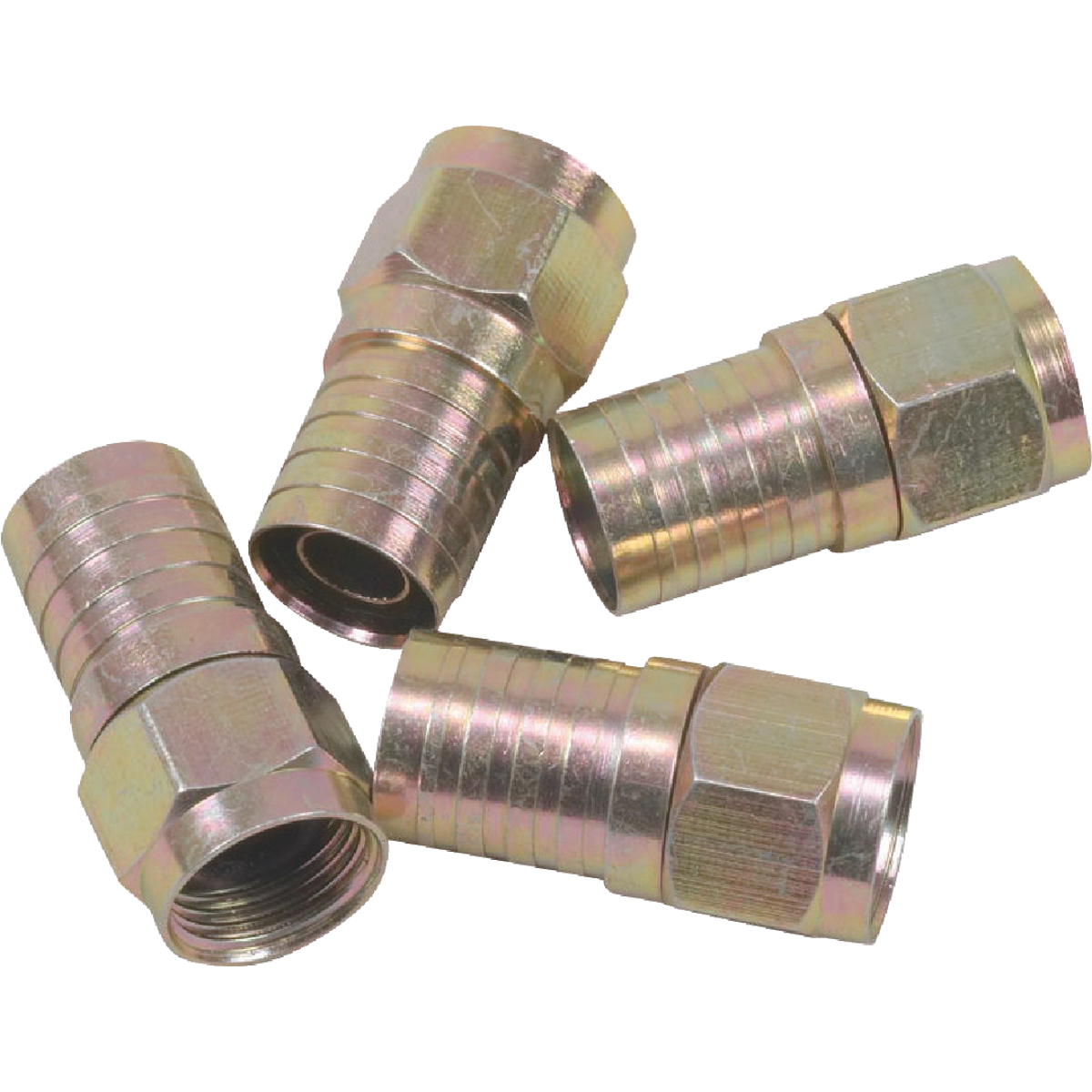 RCA RG6 F-Connector (4-Pack) Image 3