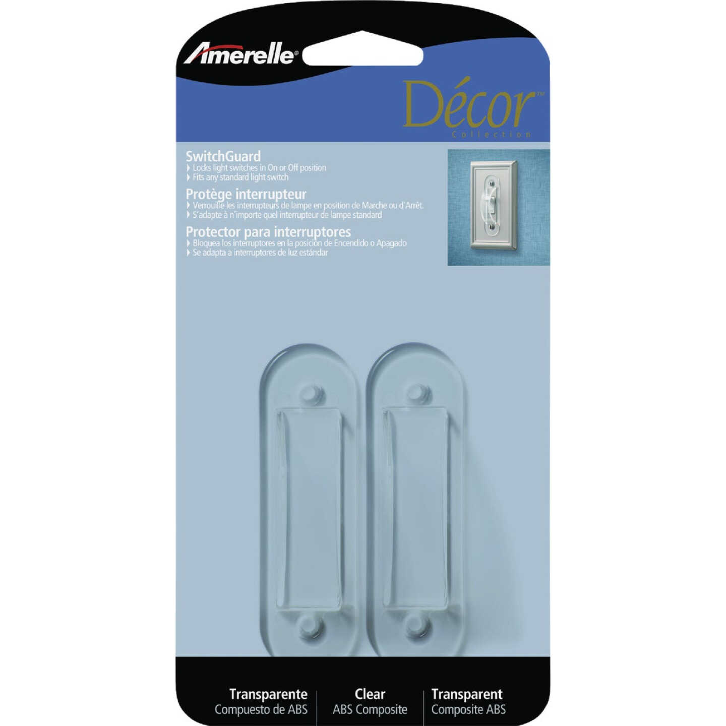 Amerelle Westek Clear Plastic Toggle Switch Guard (2-Pack) Image 2