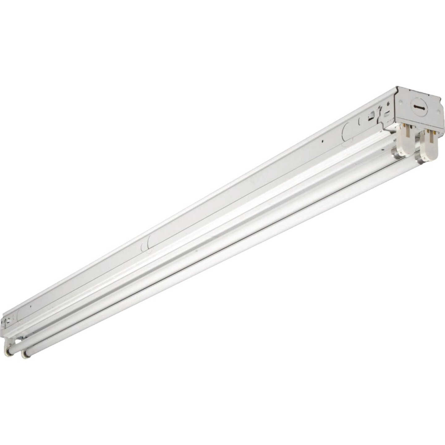 Metalux 4 Ft. 2-Bulb Fluorescent T8 Narrow Strip Light Fixture Image 1