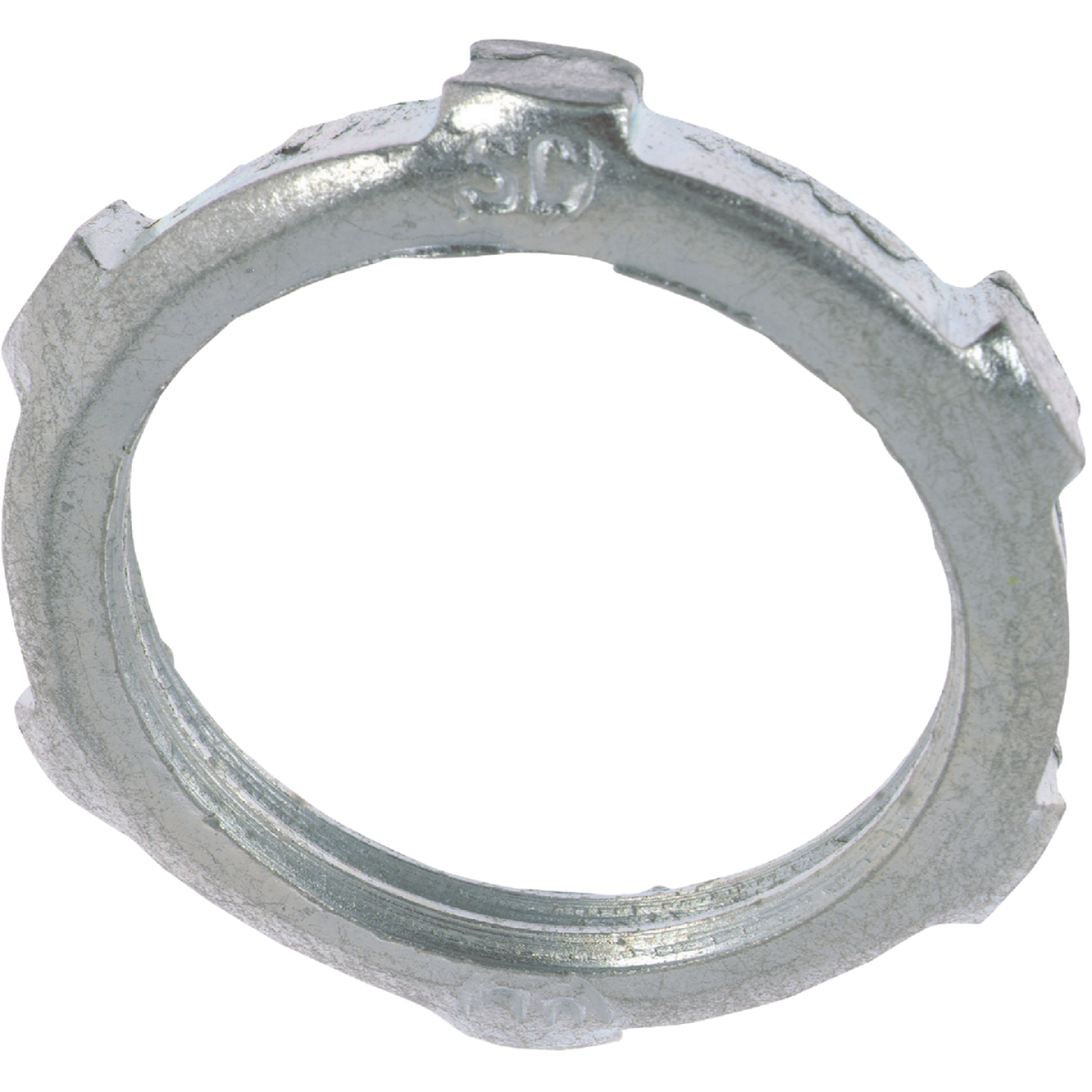 Halex 2-1/2 In. Rigid & IMC Steel Reversible Conduit Locknut Image 1