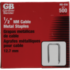 Gardner Bender 1/2 In. x 15/16 In. Carbon Steel Cable Staple (500-Count) Image 1