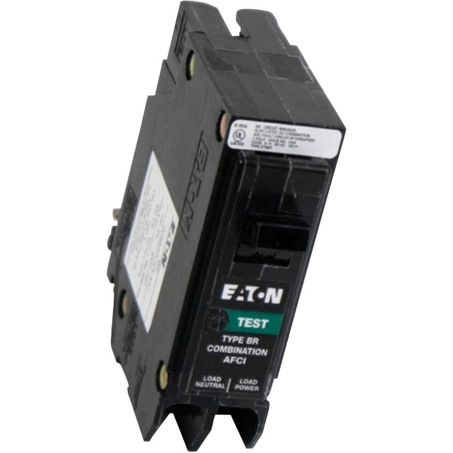 Eaton BR 15A Single-Pole AFCI Circuit Breaker Image 1