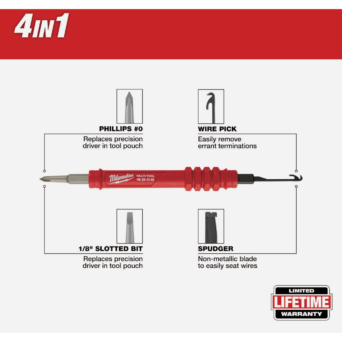 Milwaukee 4-In-1 Multi Pick Tool Image 3