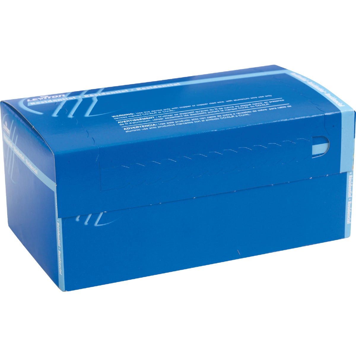 Leviton Quiet Grounded Toggle White 15A 3-Way Switch Image 2