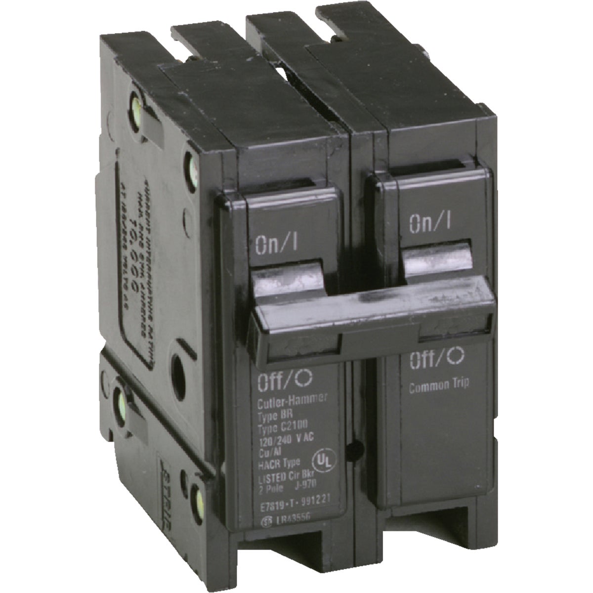 Eaton BR 15A Double-Pole Standard Trip Circuit Breaker Image 1