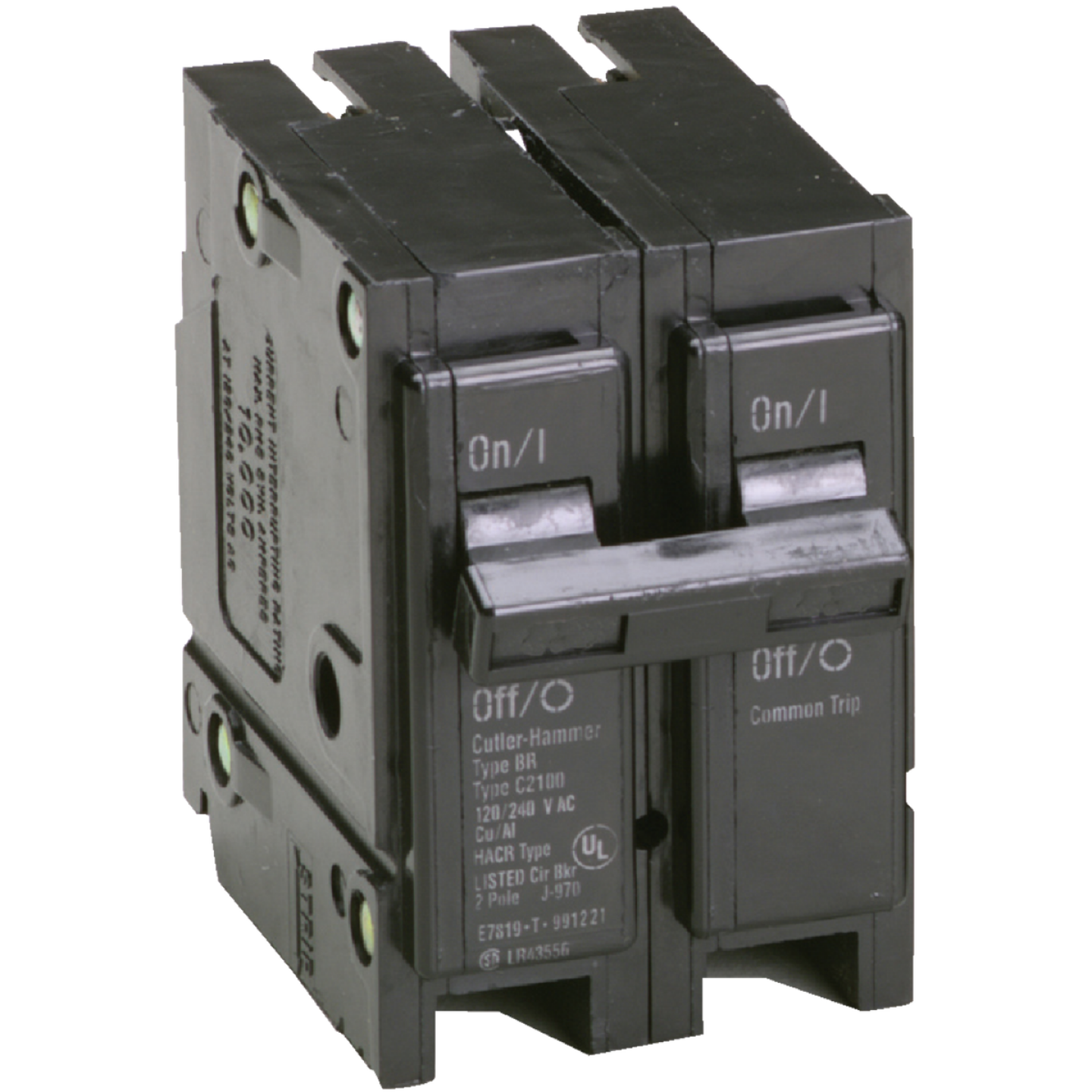Eaton BR 60A Double-Pole Standard Trip Circuit Breaker Image 1