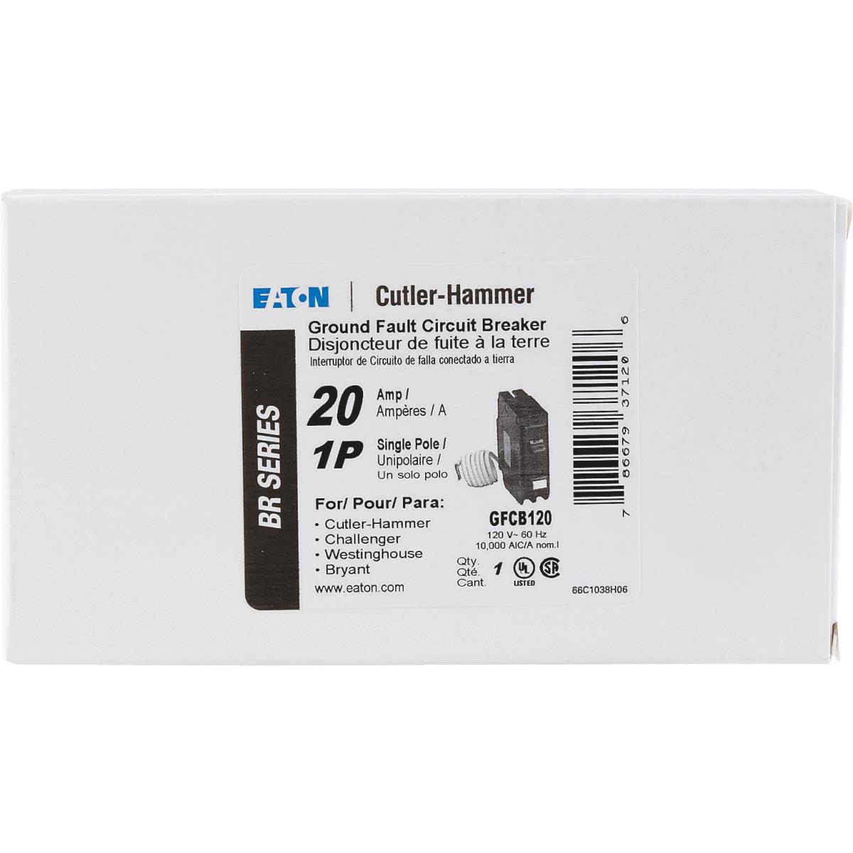20A GFI CIRCUIT BREAKER Image 1