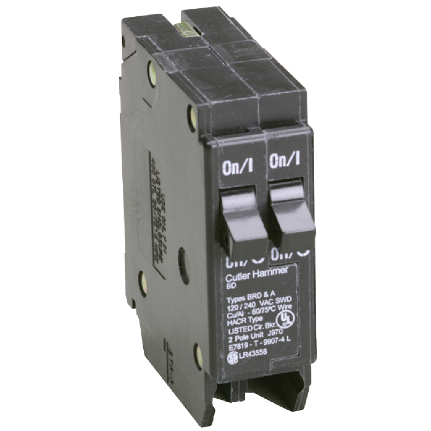 Eaton BD 15A/20A Double-Pole Standard Trip Duplex Circuit Breaker Image 1