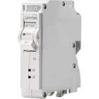 Leviton 15A 1-Pole Hydraulic Magnetic Trip Plug-On AFCI/GFCI White Branch Circuit Breaker Image 1