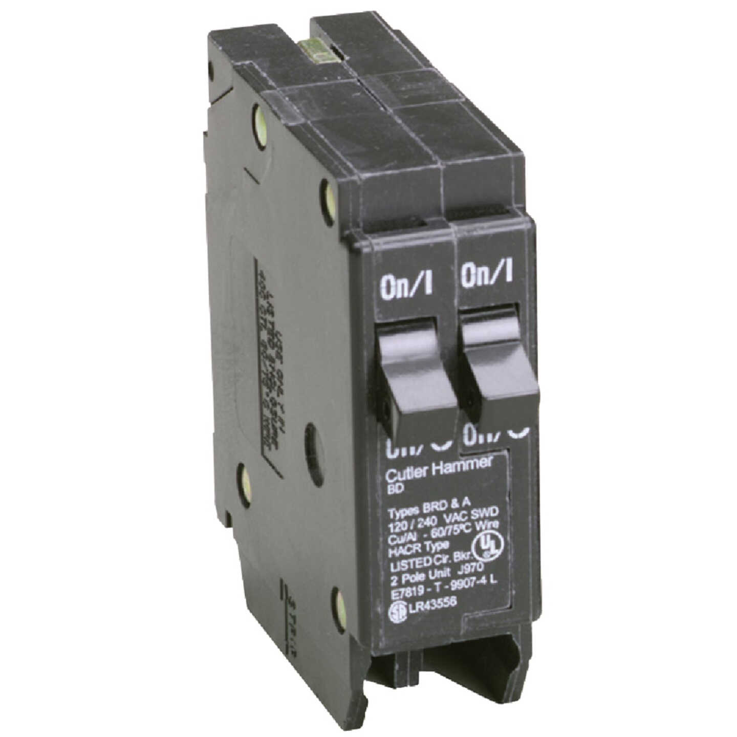 Eaton BD 20A/20A Double-Pole Standard Trip Duplex Circuit Breaker Image 1