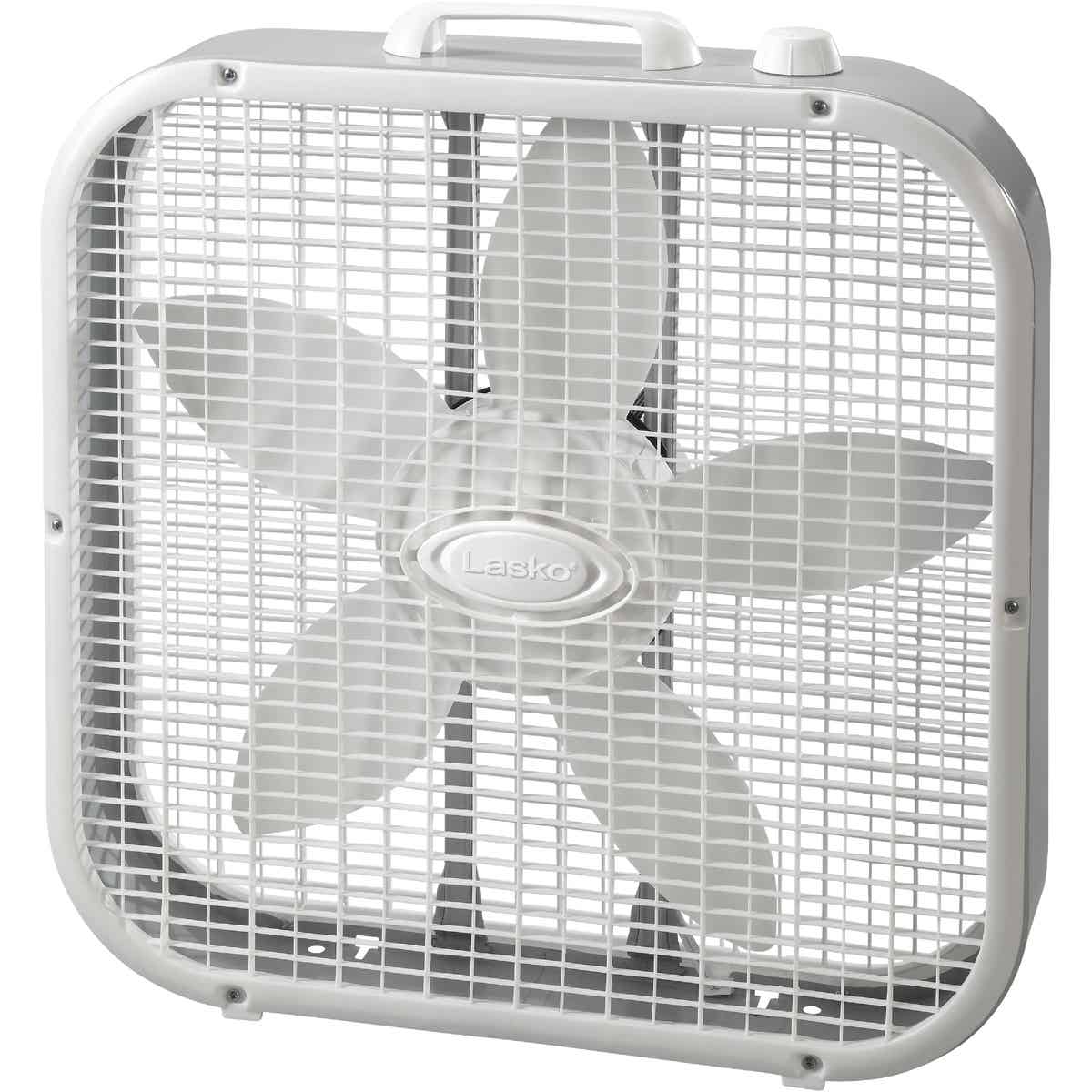 Lasko 20 In. 3-Speed White Box Fan