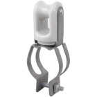 Carlon 1-1/4 In. to 1-1/2 In. Pipe Mount Porcelain & Steel Wire Holder Image 1