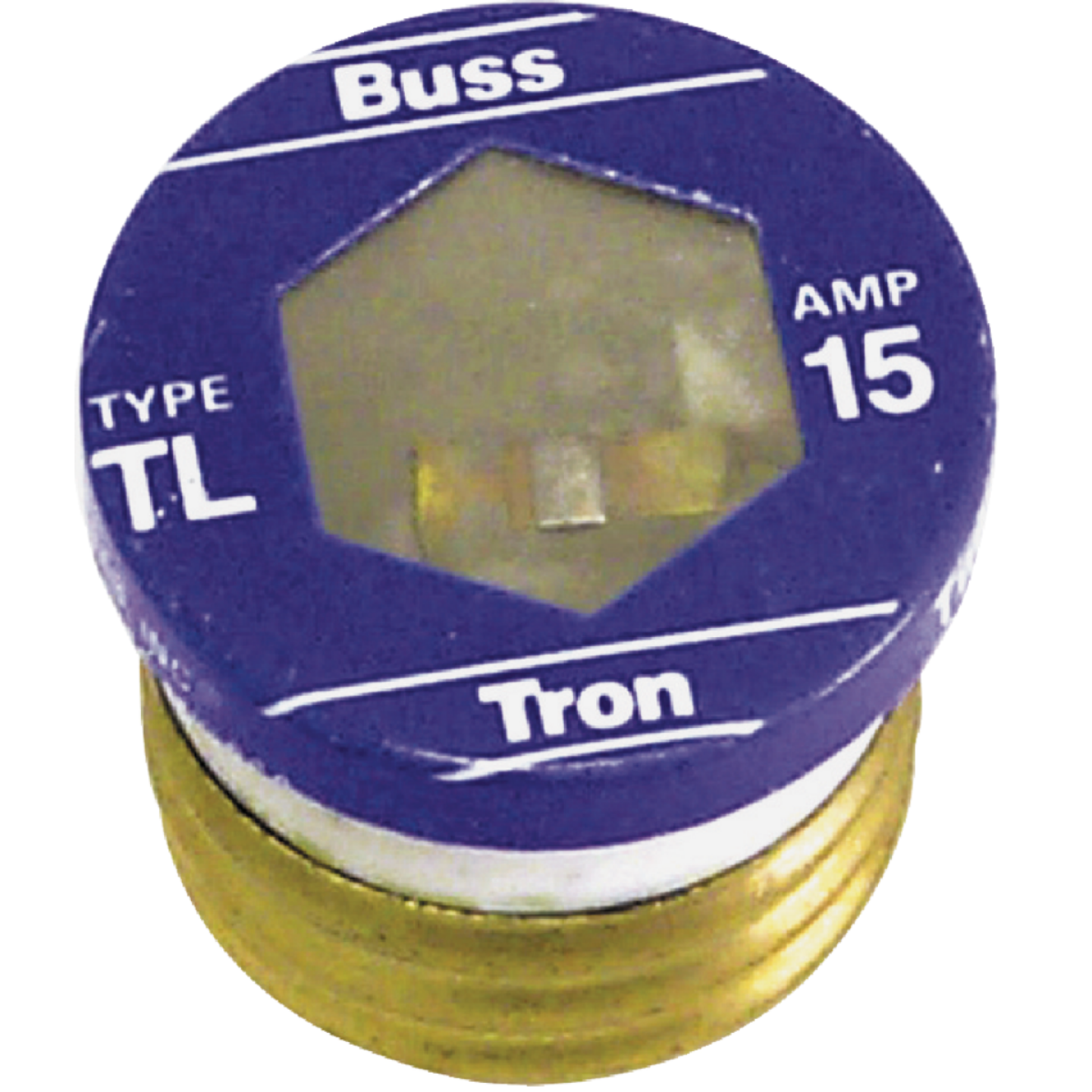 Bussmann 15A BP/TL Time-Delay Plug Fuse (3-Pack) Image 1