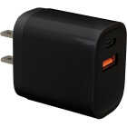 Blue Jet AC Outlet Black Fast Charge 45W Wall USB-C Charger with Power Delivery (PD) & QC Image 1