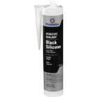 Permatex 11 Oz. Black Silicone Adhesive Sealant Image 1