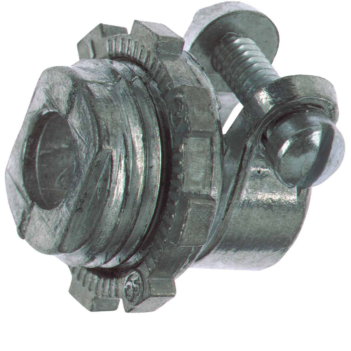 Halex 3/8 In. Straight Squeeze Armored Cable/Conduit Connector