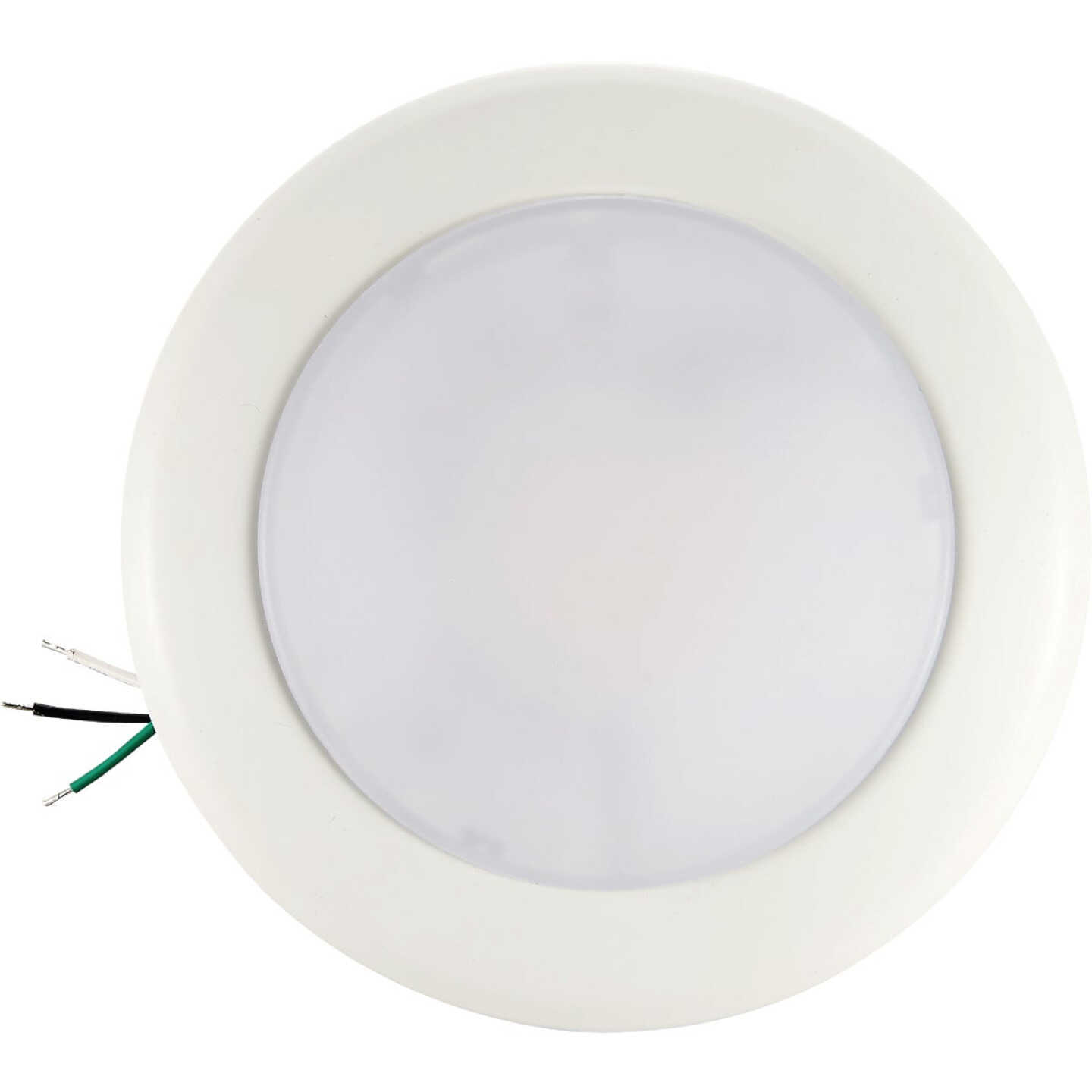 6 In. Retrofit IC Rated White LED DOB CCT Selectable Surface Mount Downlight, 1100 Lm. Image 3