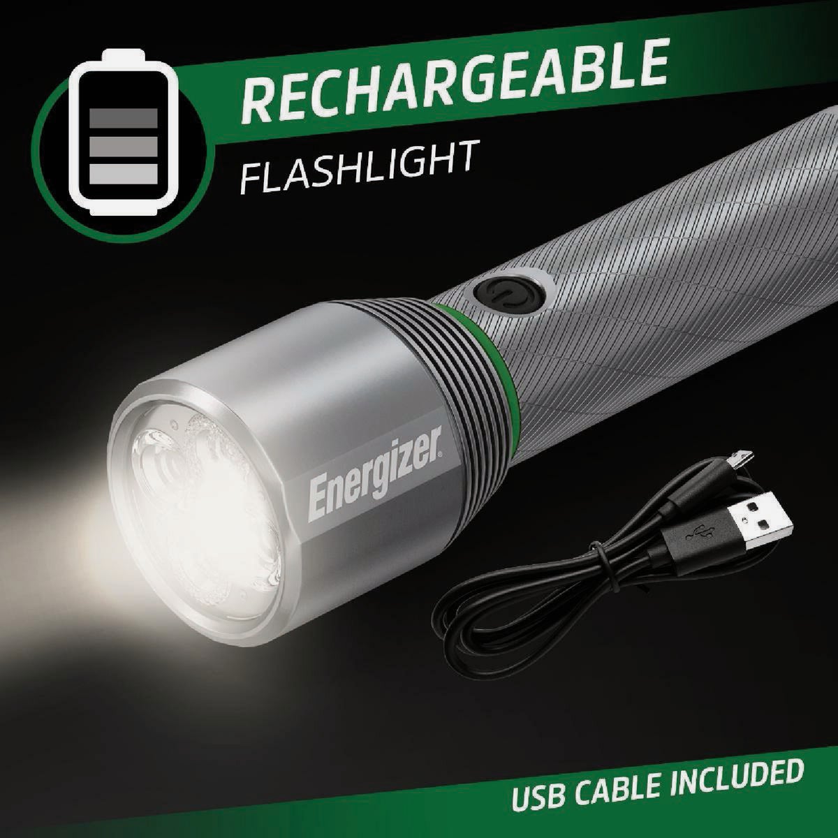 Energizer 2000 Lm. LED Rechargeable Flashlight Image 6