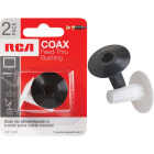 RCA Plastic Feed-Thru Coax Bushing (2-Pack) Image 1